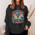 Adventure Begins At Your Library Summer Hot Balloon 2024 Sweatshirt Gifts for Her