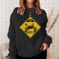 Africa Twin Crossing Sweatshirt für Motorradfans, Schwarzes Design Geschenke für Sie