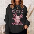 Ajolote Animal Lindo Anfibio Exótico Salamandra Axolotl Camisa de entrenamiento Regalos para ella
