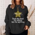 Alexander Hamilton Quote Gold A Ham Sweatshirt Gifts for Her