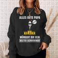 Alles Gute Papa Dein Beste Schwimmer -Ater Papa Father's Day S Sweatshirt Geschenke für Sie