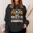 Alles Gute Papa Wünscht Dir Dein Beste Schwimmer Father's Day Sweatshirt Geschenke für Sie