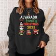 Alvarado Family Name Alvarado Family Christmas Sweatshirt Gifts for Her