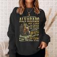 Alvarado Family Name Alvarado Last Name Team Sweatshirt Gifts for Her