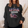 America Soccer Fans Jersey United States Football Lovers Sweatshirt Gifts for Her