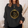 America Totality 04 08 24 Total Solar Eclipse 2024 Eagle Sweatshirt Gifts for Her
