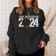 America Totality Spring 40824 Total Solar Eclipse 2024 Usa Sweatshirt Gifts for Her