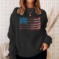 American Flag Patriotic 4Th Of July Hockey Sweatshirt Gifts for Her