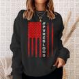 American Flag Pureblood I Am Pure Blood Non-Gmo Sweatshirt Gifts for Her