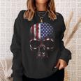 American Flag Usa Us Skull Sweatshirt Geschenke für Sie