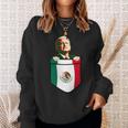 Amlo President Of Mexico In My Pocket Sweatshirt Gifts for Her