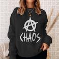 Anarchy Sign Chaos Punk Rock Anarchy Sweatshirt Geschenke für Sie