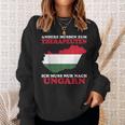 Andere Muss Zum Therapeuten Ich Muss Nur Nach Hungary Sweatshirt Geschenke für Sie