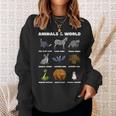 Animals Of The World Rare Animals Memes Sweatshirt Gifts for Her