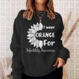 In April We Wear Orange Infertility Awareness Sunflower Sweatshirt Gifts for Her