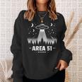 Area 51 Nevada Ufo Alien Storm Area 51 Sweatshirt Gifts for Her