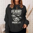 Area 51 Ufo Groom Lake Advance Flight TrainingSweatshirt Gifts for Her