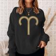 Aries Astrological Symbol Ram Zodiac Sign Sweatshirt Gifts for Her