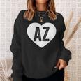 Arizona Heart Hometown State Southwest Pride Sweatshirt Gifts for Her