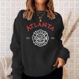 Atlanta Georgia Fire Rescue Department Firefighters Sweatshirt Gifts for Her