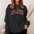 Atlanta Hometown Pride Throwback Print Classic Sweatshirt Gifts for Her