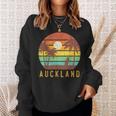 Auckland New Zealand Retro Surf Beach Vibe Vintage 70S Sweatshirt Gifts for Her