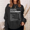 Auntie Nutrition Facts Sweatshirt Gifts for Her