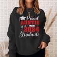 Auntie Senior 2024 Proud Auntie Of A Class Of 2024 Graduate Sweatshirt Gifts for Her