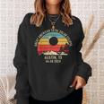 Austin Tx Texas Total Solar Eclipse 2024 Sweatshirt Gifts for Her