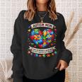 Autism Mom I Use My Patience On My Kid Autism Awareness Sweatshirt Gifts for Her