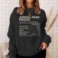 Averill Park New York Proud Nutrition Facts Sweatshirt Gifts for Her
