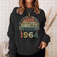 Awesome Since April 1964 Vintage 60Th Birthday Dad Sweatshirt Gifts for Her