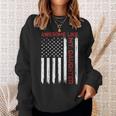Awesome Like My Daughter Fathers Day Dad American Flag Sweatshirt Gifts for Her