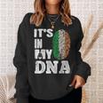 Awesome Ireland It's In My Dna Irish Flag Clover St Paddy's Sweatshirt Gifts for Her