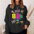 Back To 80'S 1980S Vintage Retro Eighties Costume Party Sweatshirt Gifts for Her