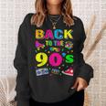 Back To 90'S 1990S Vintage Retro Nineties Costume Party Sweatshirt Gifts for Her