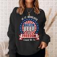 Bacon Beer Freedom America Usa Sweatshirt Gifts for Her
