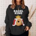 Bagel King Bagel Lover Cute Bagel Sweatshirt Geschenke für Sie