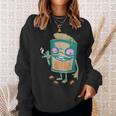 Baked Beans Marijuana Cannabis 420 WeedPot Sweatshirt Gifts for Her