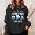 Bald Opa 2026 Neue Papa Schwangerschaft Enthüllen Sweatshirt Geschenke für Sie