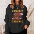 Bangkok Dragon Thai Food Thai Flag Sweatshirt Geschenke für Sie