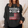 Baseball Schlagbohrer Ausrüstung Papa Usa Flagge Softball Sweatshirt Geschenke für Sie