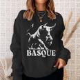 Basque Running Of The Bulls Basque Country Basque Sweatshirt Gifts for Her