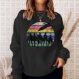Battle Of The Planets Gatachaman G Force Vintage Sunset Sweatshirt Gifts for Her