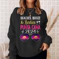 Beaches Booze Besties Punta Cana 2024 Vacation Spring Break Sweatshirt Gifts for Her