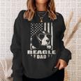 Beagle Dad Cool Vintage Retro Proud American Sweatshirt Gifts for Her