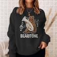 Bearitone Baritone Player Euphonium Lover Marching Band Sweatshirt Gifts for Her