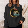 Beavercreek Ohio Oh Total Solar Eclipse Party 2024 Totality Sweatshirt Gifts for Her