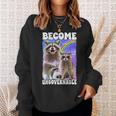 Become Ungovernable Raccoon Internet Culture Sweatshirt Gifts for Her