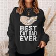 Best Cat Dad Ever Kätzchen Papa Geschenk Sweatshirt Geschenke für Sie